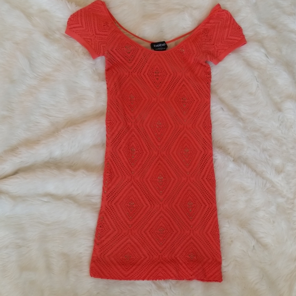 Bebe bandage mini dress